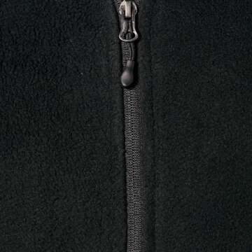 Comfortable Men's Full-Zip Polar Fleece Vest for Outdoors