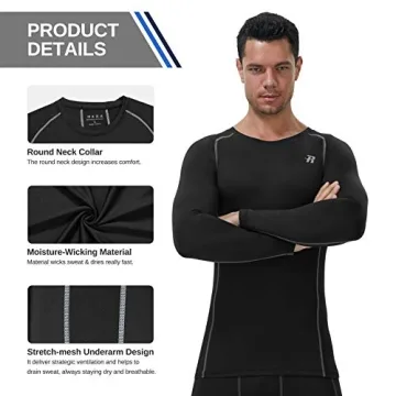 Runhit Compression Shirts - Performance Athleisure for Men