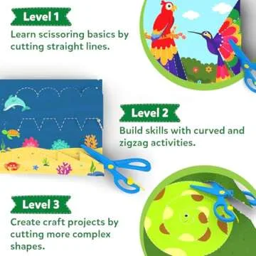 Skillmatics Snip, Snip Animals Craft Kit for Kids 3-7