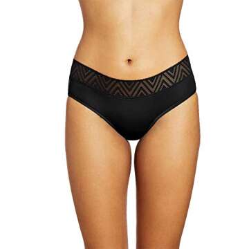 THINX Hiphugger Period Underwear for Women, FSA HSA Approved Feminine Care, Menstrual Underwear Hold...