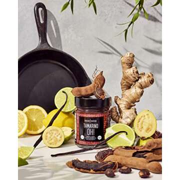 Essie Spice TamarindOH Tamarind and Guava Cooking Sauce 10 Ounces Small Batch Non GMO Gluten Free Go...