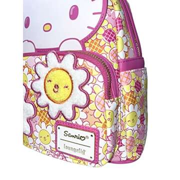 Loungefly Sanrio Hello Kitty Floral Cosplay Womens Double Strap Shoulder Bag Purse