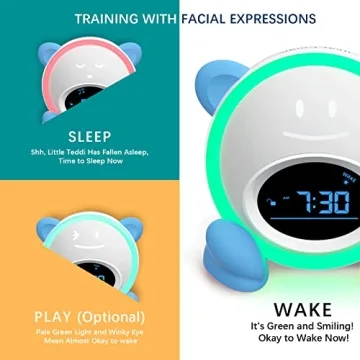 Windflyer OK to Wake Clock for Kids with Night Light