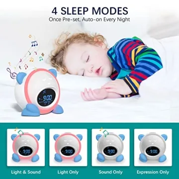 Windflyer OK to Wake Clock for Kids with Night Light