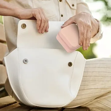 MFXIP Travel Jewelry Case Compact Organizer PU Leather