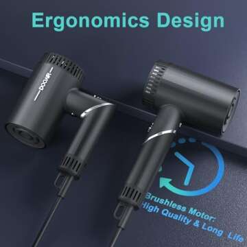 High-Speed DOOAIR Hair Dryer with Negative Ion Technology