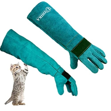 Uzhika Animal Handling Gloves - Safe Protective Gear for Animal Training