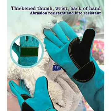 Uzhika Animal Handling Gloves for Safe Animal Care