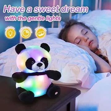 12" WEWILL Light Up Panda Soft Plush Animal for Kids