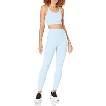 Bryce Stretch Sports Bra Sky Blue for Comfortable Workouts