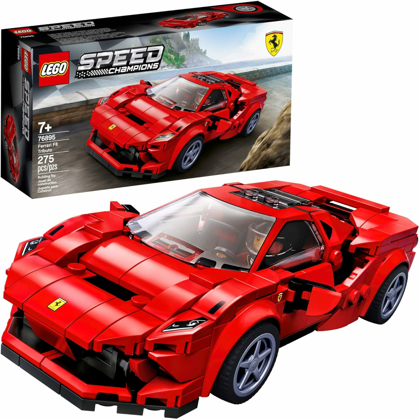 LEGO Speed Champions Ferrari F8 Building Kit