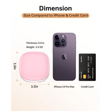 Gospire Travel Makeup Mirror with Adjustable Lights