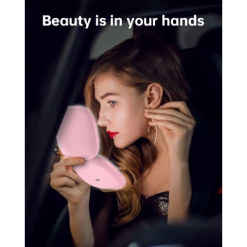 Gospire Travel Makeup Mirror with Adjustable Lights