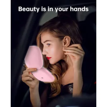 Gospire Travel Makeup Mirror with Adjustable Lights