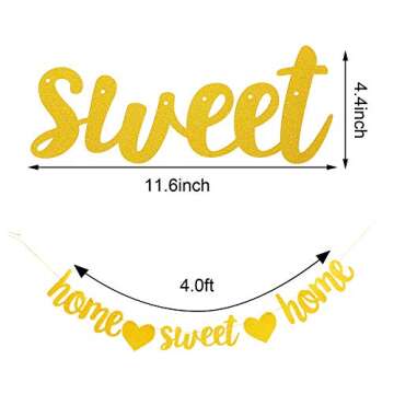 2 Pieces Welcome Home Banner for Housewarming Celebrations