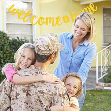 2 Pieces Welcome Home Banner for Housewarming Celebrations