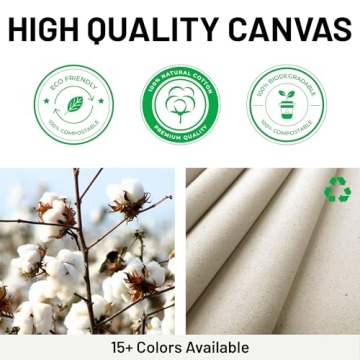 CB STATION Medium Classic Canvas Tote Bag for Women