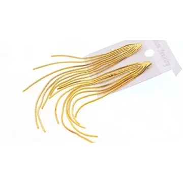 Long Chain Gold Tassel Earrings for Women Prom Statement Dangle Drop Earrings Elegant Formal Bridesmaid Bride Wedding Gifts