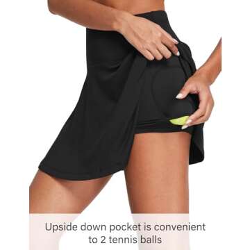 baleaf Women's Pleated Tennis Skirt for Active Lifestyle