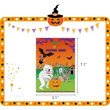 60PCS Halloween Coloring Books for Kids - Fun Party Favors