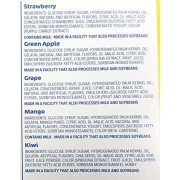 Hi-Chew Sticks Chewy Fruit Candies Variety Pack (Strawberry, Green Apple, Grape, Mango, Kiwi) 10-Pack