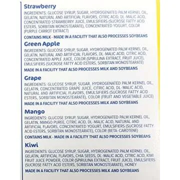 Hi-Chew Sticks Chewy Fruit Candies Variety Pack (Strawberry, Green Apple, Grape, Mango, Kiwi) 10-Pack