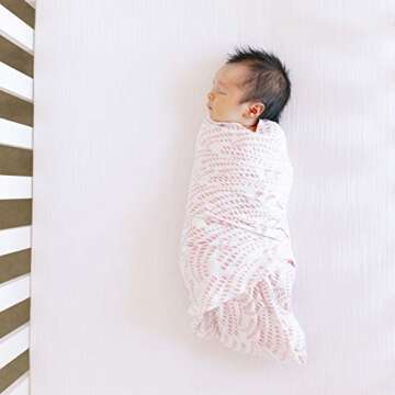 aden + anais Swaddle Blanket, Boutique Muslin Blankets for Girls & Boys, Baby Receiving Swaddles, Id...