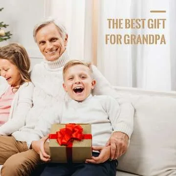 Grandpa Gifts: Leather Tray & Keychain Set