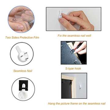 PONOSIR 8x10 Picture Frame Wooden 8x10 Print Poster Photo Frames for Wall Hanging/Desktop Display (Natural Wood, 8"x10")