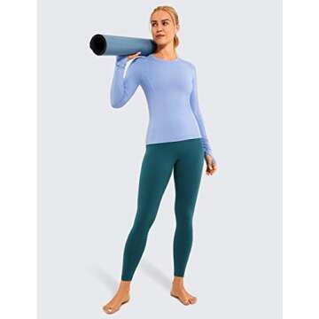 CRZ YOGA Soft High Waisted Lounge Leggings 25"