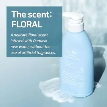 Dr.Bio Soothing Moisture Lotion, Hydrating, Lightweight Korean Body Lotion for Sensitive Skin & Dry Skin, Fragrance-Free, Immediate Moisturizing and Quick Absorbing, Non-greasy Texture, Vegan