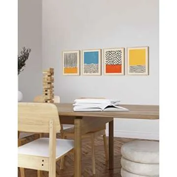 HAUS AND HUES Modern Abstract Prints Modern Prints Wall Art | Mid Century Modern Abstract Art Prints Posters, The Mid-Century Modern Home