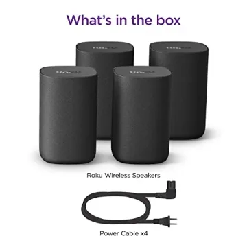 Roku Wireless Speakers 2 Count Pack for Immersive Sound