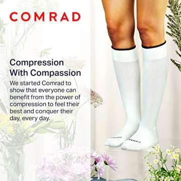 Comrad Knee-High Compression Socks - Ideal Support for All