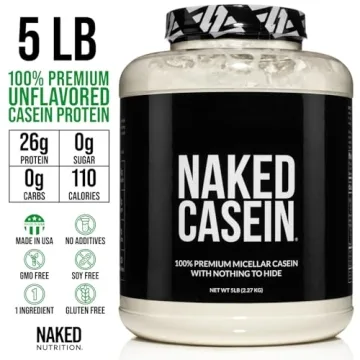 Naked Casein Protein - Pure Micellar Casein for Muscle Growth