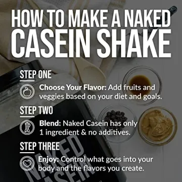 Naked Casein Protein - Pure Micellar Casein for Muscle Growth