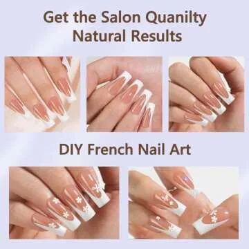 Misssix Deep French Gel Nail Tips | 150pcs Long Square Press-on Nails