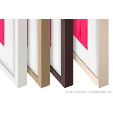 Samsung 65” The Frame Customizable Bezel - Modern Teak Style