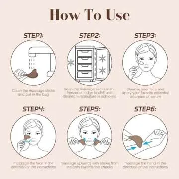 Hair trends 2-in-1 Gua Sha Cryo Sticks for Face & Eyes Puffiness Relief, Stainless Steel Facial Ice Globes in Ergonomic Massaging Shape, Cooling Globes Facial Esthetician Supplies w/Carry Case