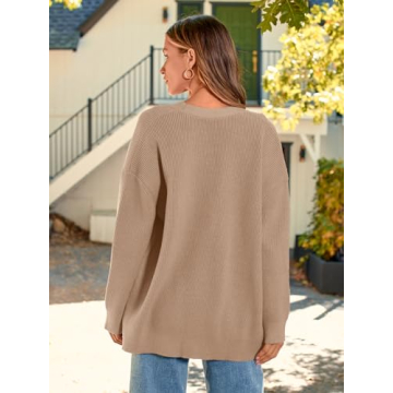LILLUSORY Oversized Cardigan Women Cozy Knitwear Fall Style