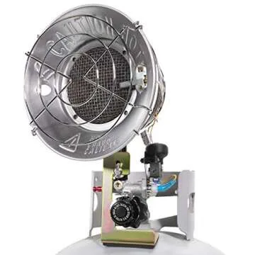 XtremepowerUS 15,000 BTU Propane Tank Top Heater Single Infrared Heater Safety Shut-Off Valve & Tip-Over Switch, for Outdoor