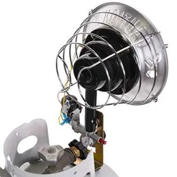 XtremepowerUS 15,000 BTU Propane Tank Top Heater Single Infrared Heater Safety Shut-Off Valve & Tip-Over Switch, for Outdoor