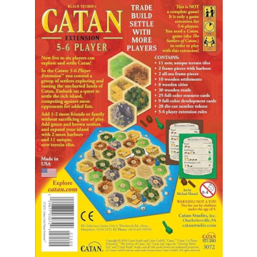 Expand Your CATAN Experience with 5-6 Player Extension