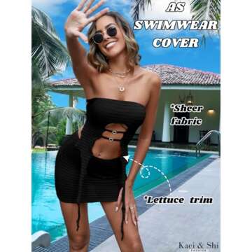 Kaei&Shi 2000s Sexy Mini Skirt Set for Parties