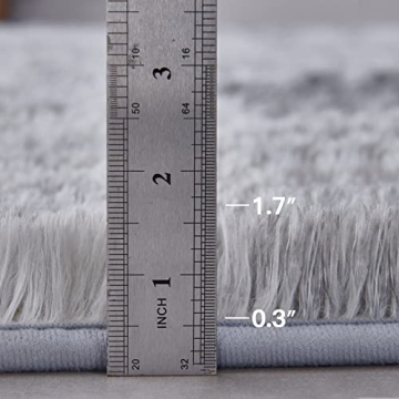 TABAYON Velvet Shag Area Rug for Cozy Home Decor