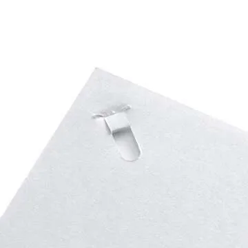 Plus Paper Clinch Compact Staple-Free Stapler, Ivory White