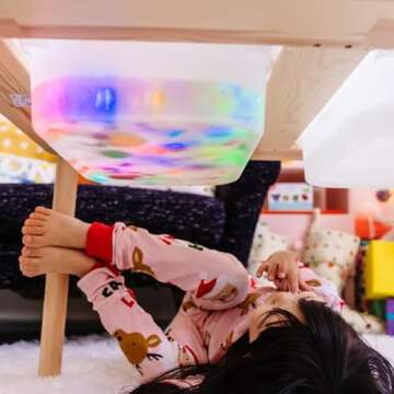 Glo Pals Water-Activated Light-Up Cubes Bundle for Sensory Play – 12 Pack (Holly Jolly)