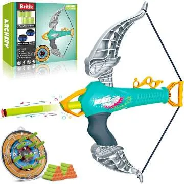 Britik Kids Bow and Arrow Set - Archery Toys with 20 Arrows