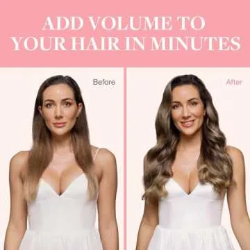 GOO GOO Clip in Hair Extensions Real Human Hair, Remy Human Hair Extensions Clip ins for Women, Natural Human Hair, 16inch 120g 7Pcs, 4/27/4 Balayage Chocolate Brown to Caramel Blonde