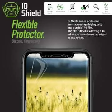 IQShield 2 Pack Screen Protector for iPhone 11/iPhone XR (6.1 inch) (Case Friendly + Camera Lens) LiquidSkin Anti-Bubble Clear TPU Film